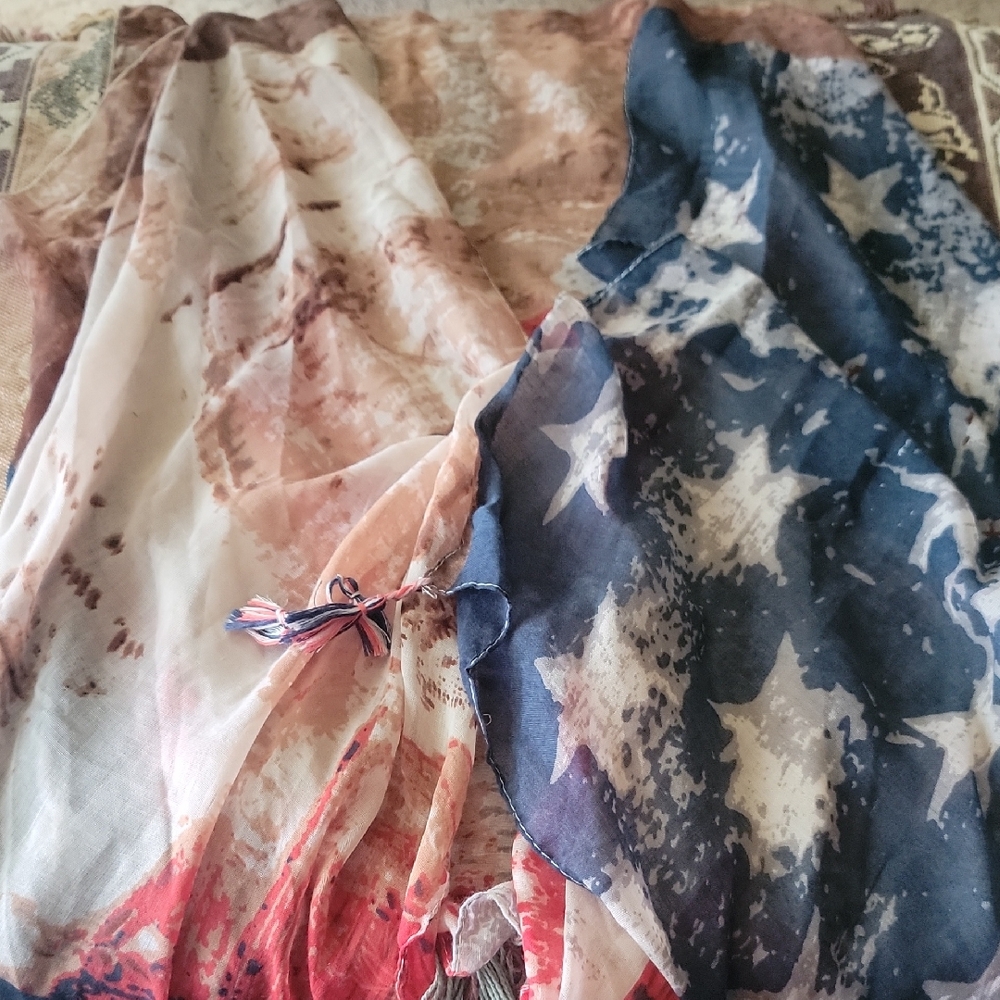 Patriotic Star Scarf